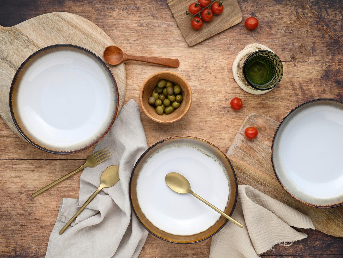 Set Posod Cascade Brown, 4-Delni - Design, keramika (22,5cm) - Creatable