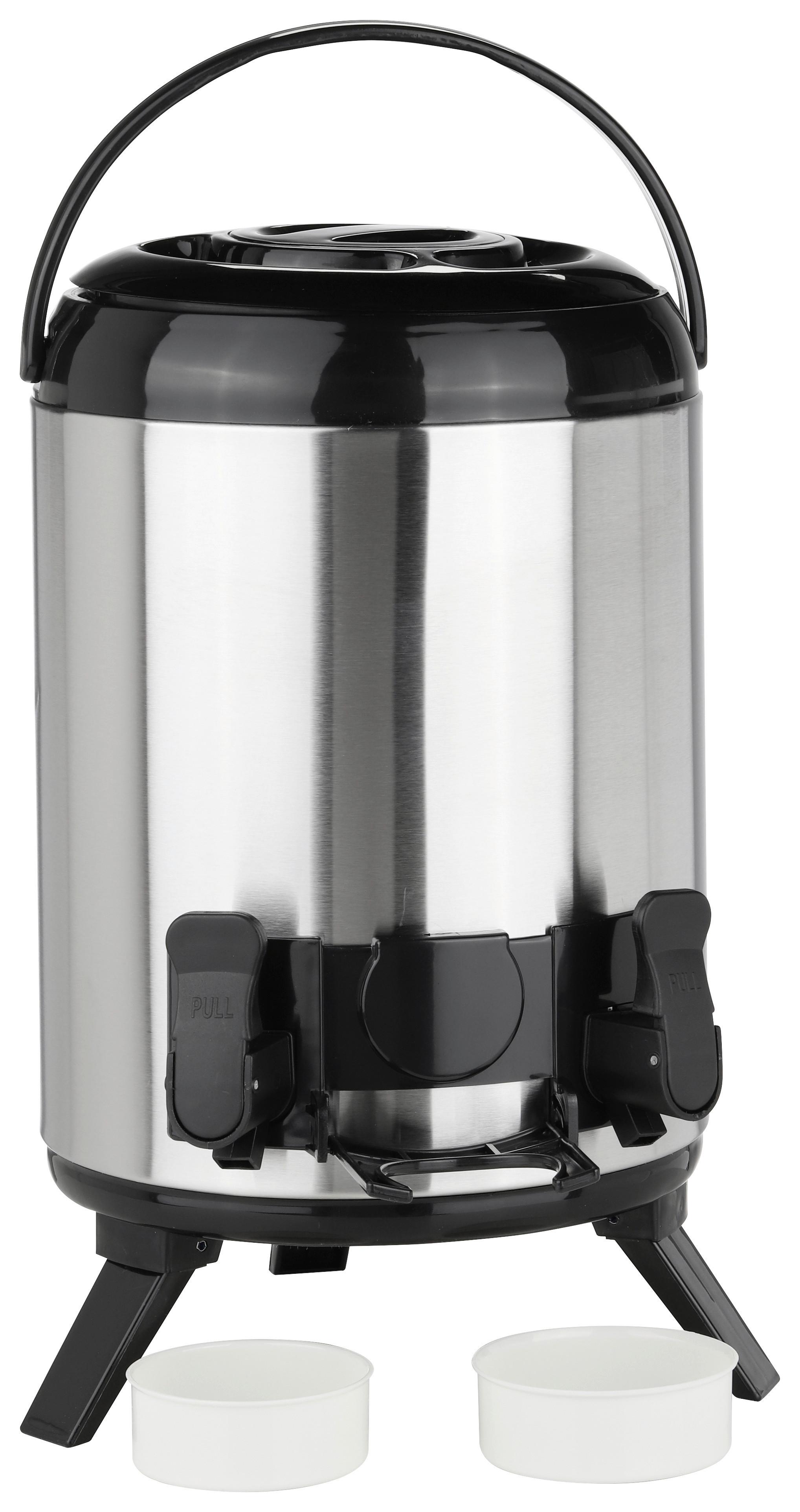 DOZOWNIK DO NAPOJÓW GORĄCYCH 26106 - kolor stalowy, Basics, metal (9l)