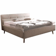 Polsterbett in Beige ca. 180x200cm - Eichefarben/Beige, KONVENTIONELL, Holz/Textil (180/200cm) - Premium Living Polsterbett in Beige ca. 180x200cm - Eichefarben/Beige, KONVENTIONELL, Holz/Textil (180/200cm) - Premium Living