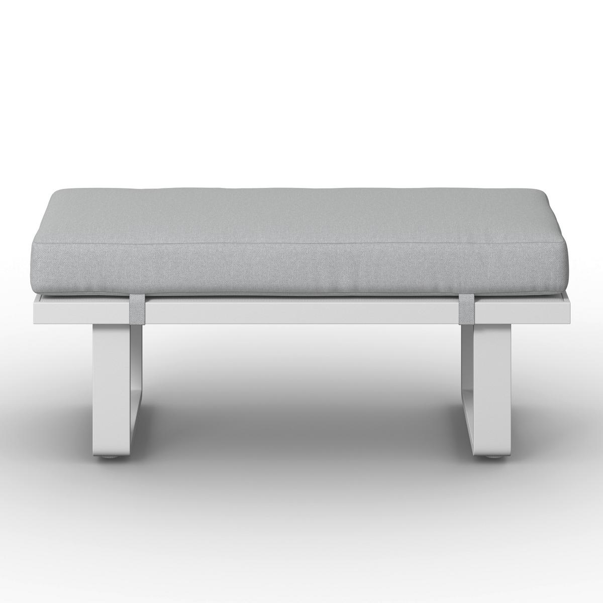 Dining-Loungeset Leandra Hellg Outdoorstoff/Metall/Polywood - Dunkelgrau/Hellgrau, MODERN, Kunststoff/Textil - Bessagi Garden