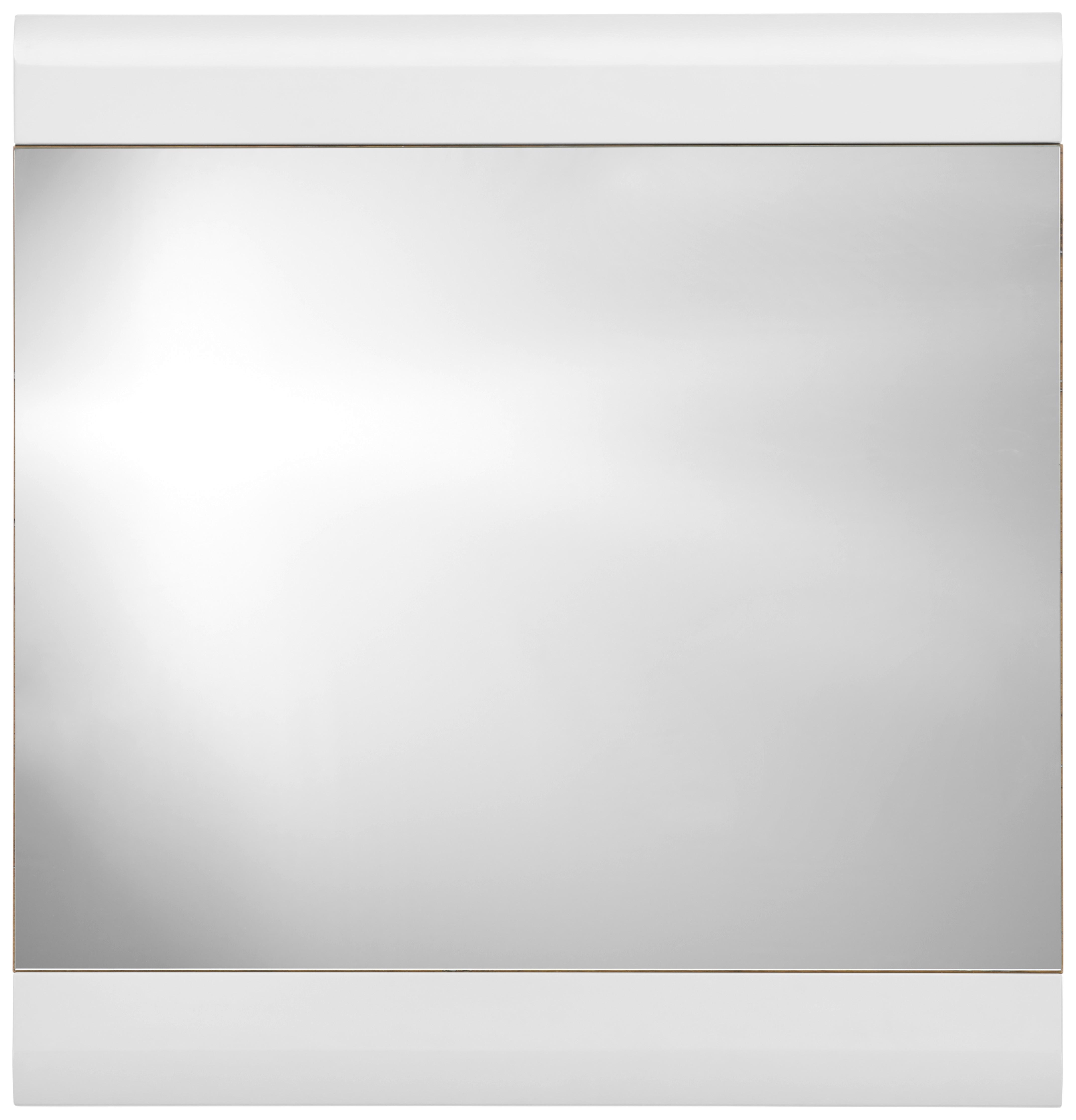 Ogledalo Auris, Bela, 85 X 90 Cm - bela, Moderno (85/90/2cm) - Mömax