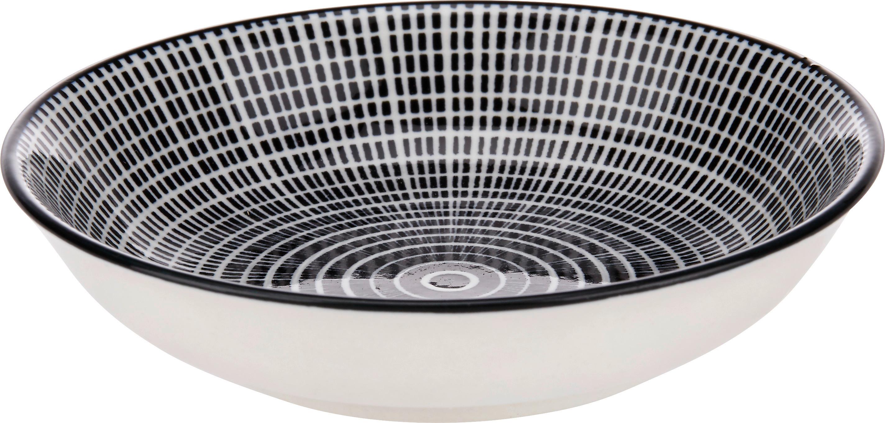 BOL PENTRU SOS SHIVA - alb/negru, Lifestyle, ceramică (9,5/2cm) - Modern Living