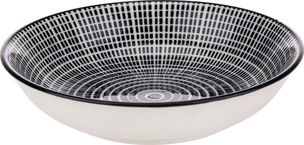 BOL PENTRU SOS SHIVA - alb/negru, Lifestyle, ceramică (9,5/2cm) - Modern Living