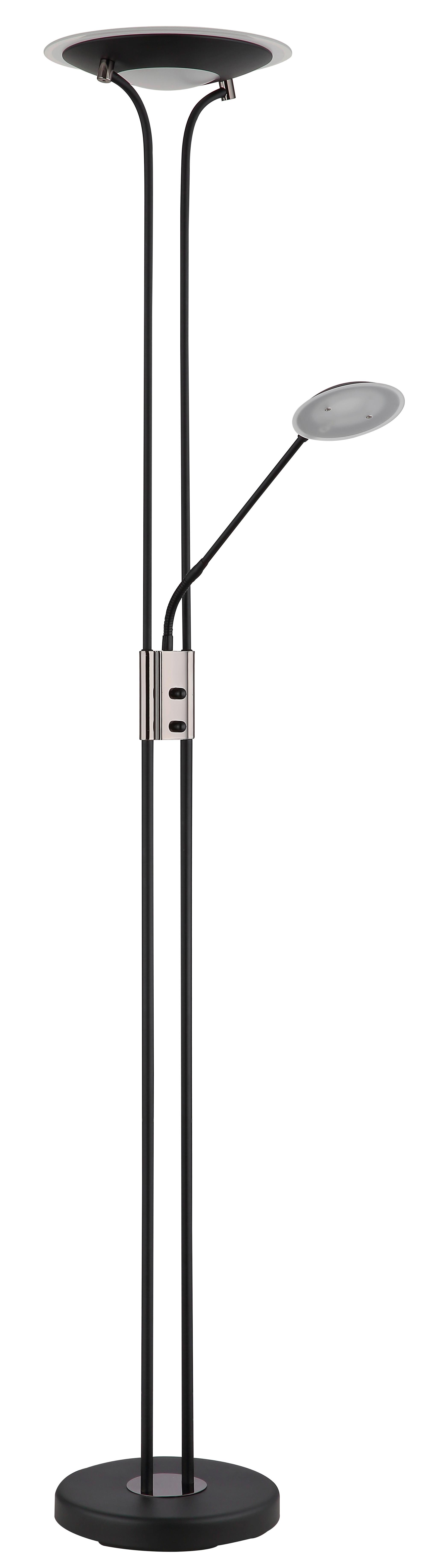 Led-deckenfluter 59094 Tamika - Klar/Chromfarben, Konventionell, Glas/Kunststoff (30/180cm) - Globo