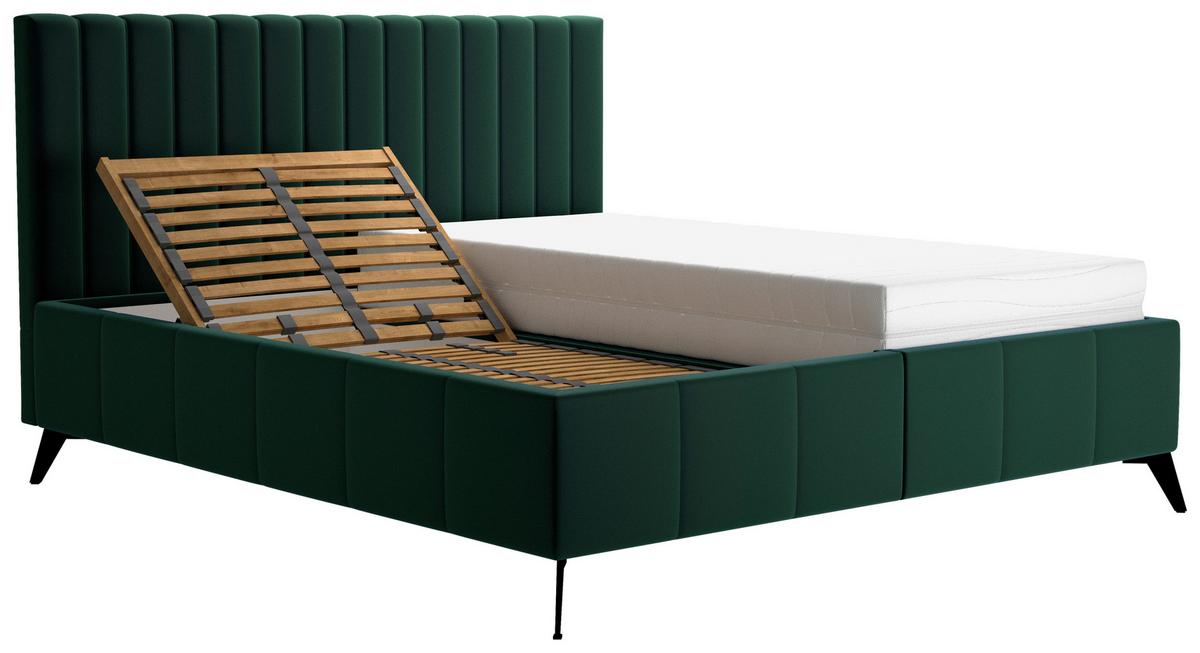 PAT TAPITAT VIVIEN 2 - verde închis, Modern, lemn/textil (160/200cm) - Premium Living