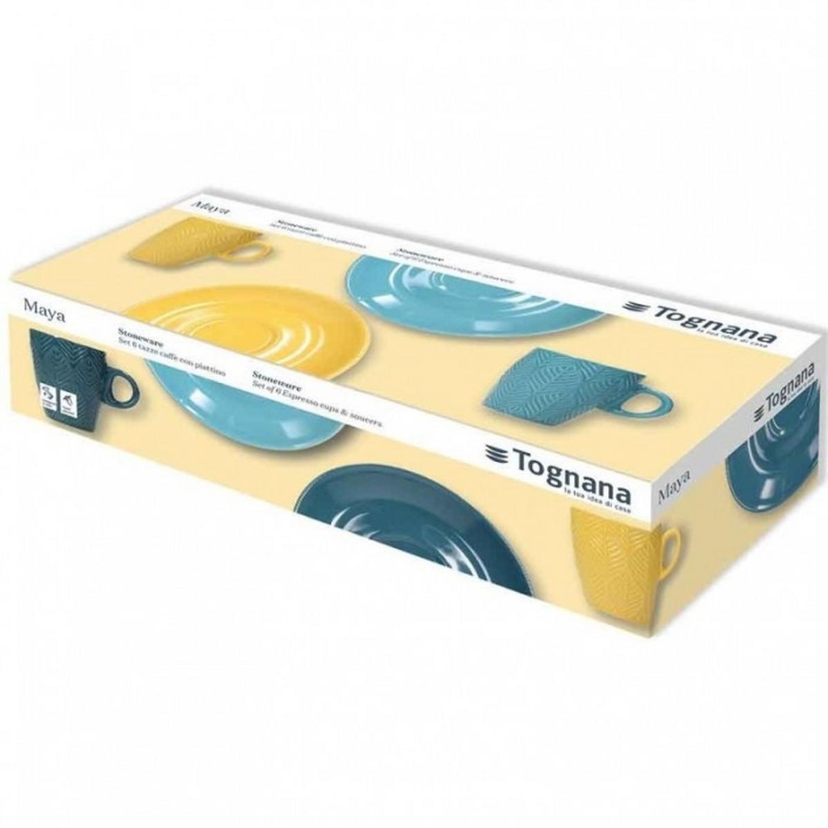 Set Skodelic Za Kavo Maya - Moderno (11,5/7,5cm) - Tognana