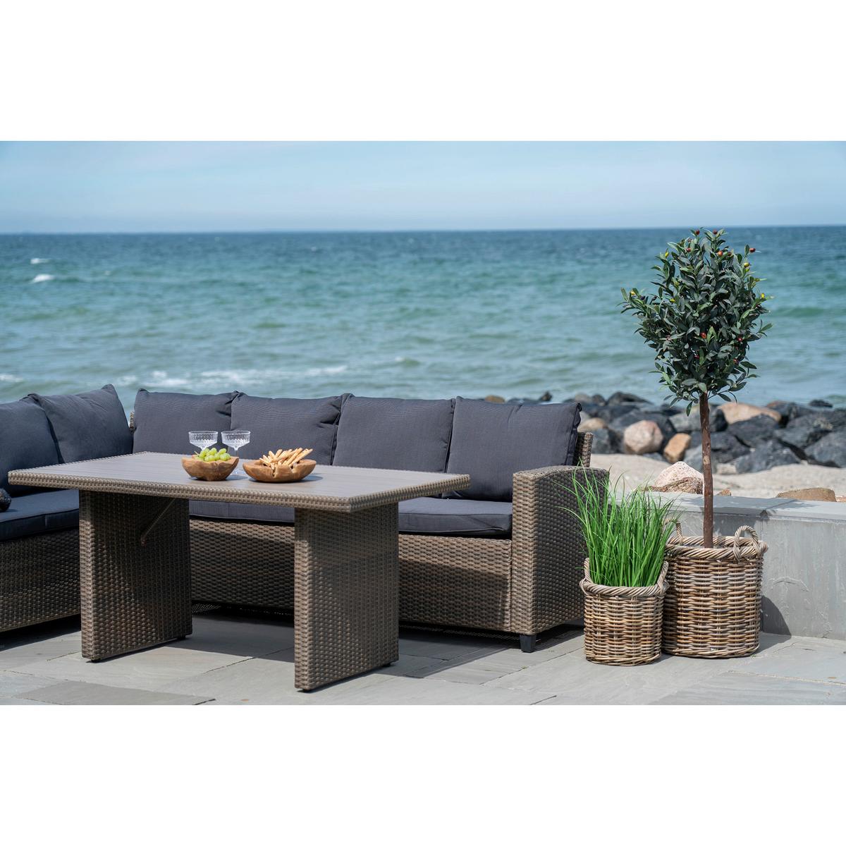 Korbset Gili Basket Braun, 2er Set - Braun, Basics, Holz (40/48/40cm)