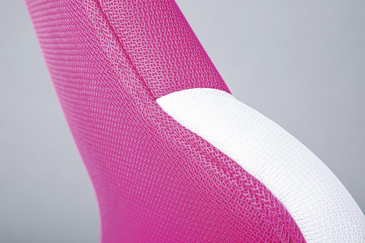 Jungenddrehstuhl Jessi Pink - Pink/Schwarz, Basics, Kunststoff/Textil (52/94(103)/56cm) - MID.YOU