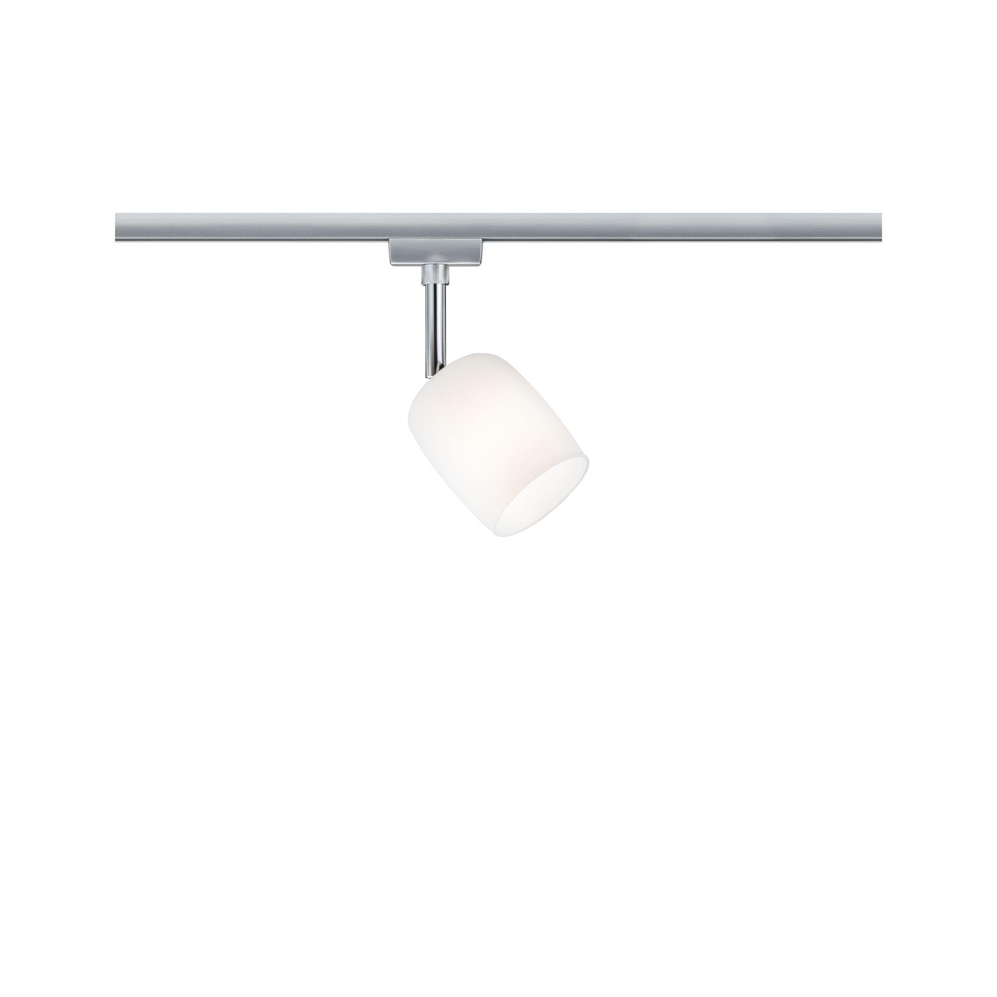 Schienensystem-Strahler Spot Blossom max. 10 Watt - Chromfarben/Weiß, Design, Kunststoff/Metall (7,4/12,8/11,5cm) - Paulmann
