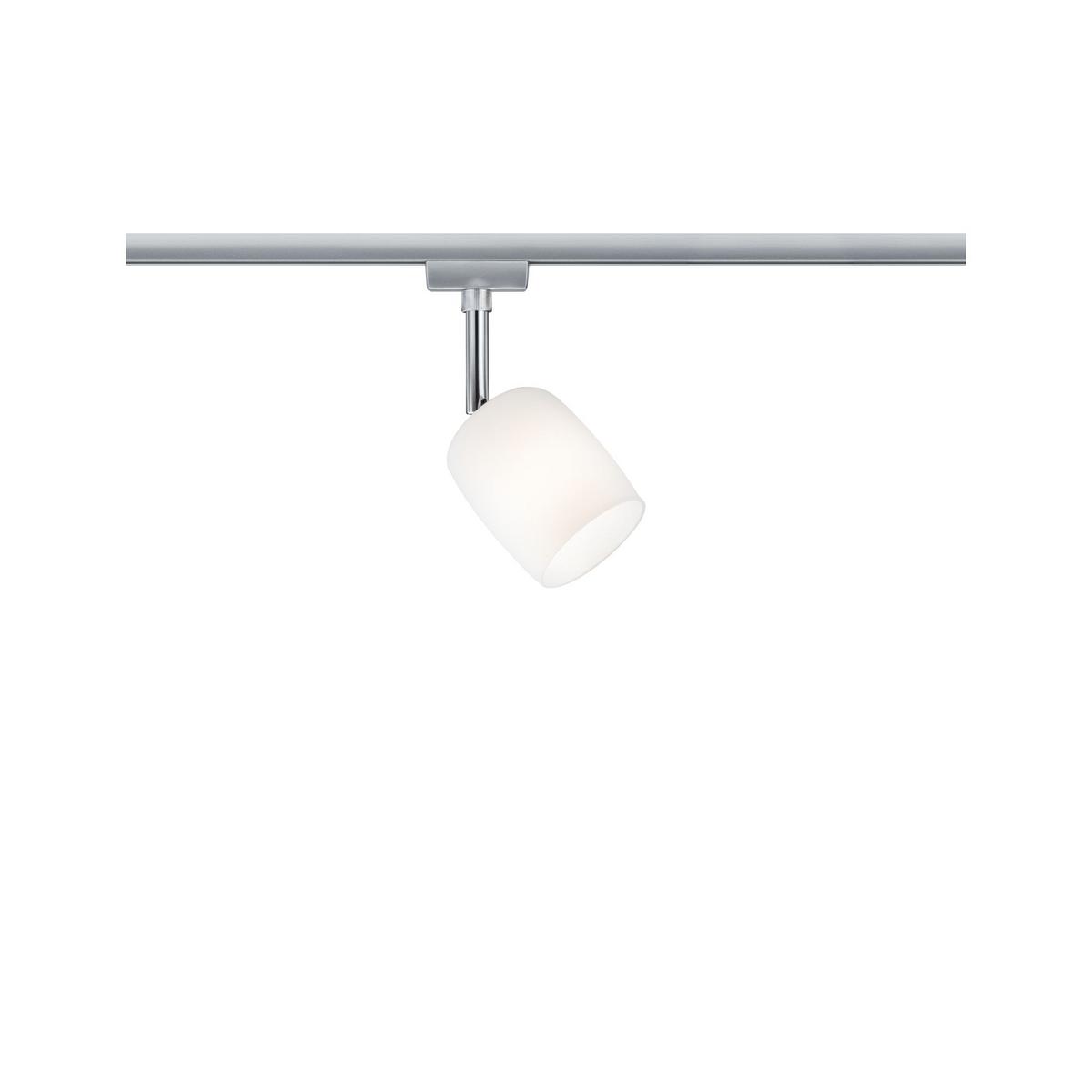 Schienensystem-Strahler Spot Blossom max. 10 Watt - Chromfarben/Weiß, Design, Kunststoff/Metall (7,4/12,8/11,5cm) - Paulmann