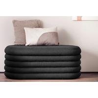 Klop Bouclé, Antracit - antracit, Moderno, tekstil (108/42/45cm) - Livetastic