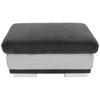 Tabure Seaside, Siva - barve kroma/siva, Konvencionalno, kovina/tekstil (97/47/67cm) - Premium Living