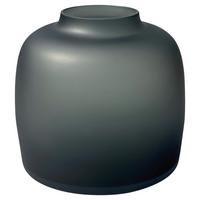 Vase Bartica in Grau - Grau, MODERN, Glas (21/19cm) - Vase the World
