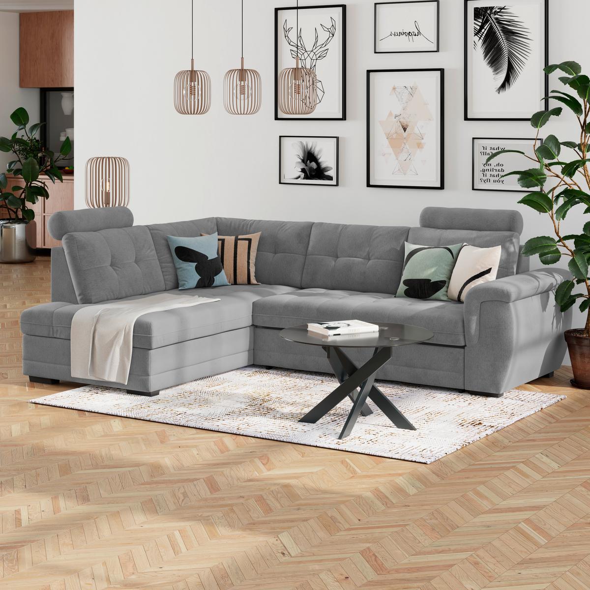 Coltar FALCO NEW - gri, Konventionell, textil (251/183cm) - Mömax