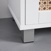 VÄGGSKÅP LISA - vit/bronsfärgad, Modern, metall/trämaterial (32/72/20cm) - Bessagi Home