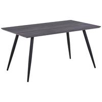 Jedilna Miza Porto, Črna, 150x90 - črna, Moderno, kovina/leseni material (150/75/90cm) - MID.YOU