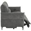 2-SITS SOFFA CAPE TOWN - mörkgrå/svart, Modern, metall/trä (200/98/93cm) - Mömax
