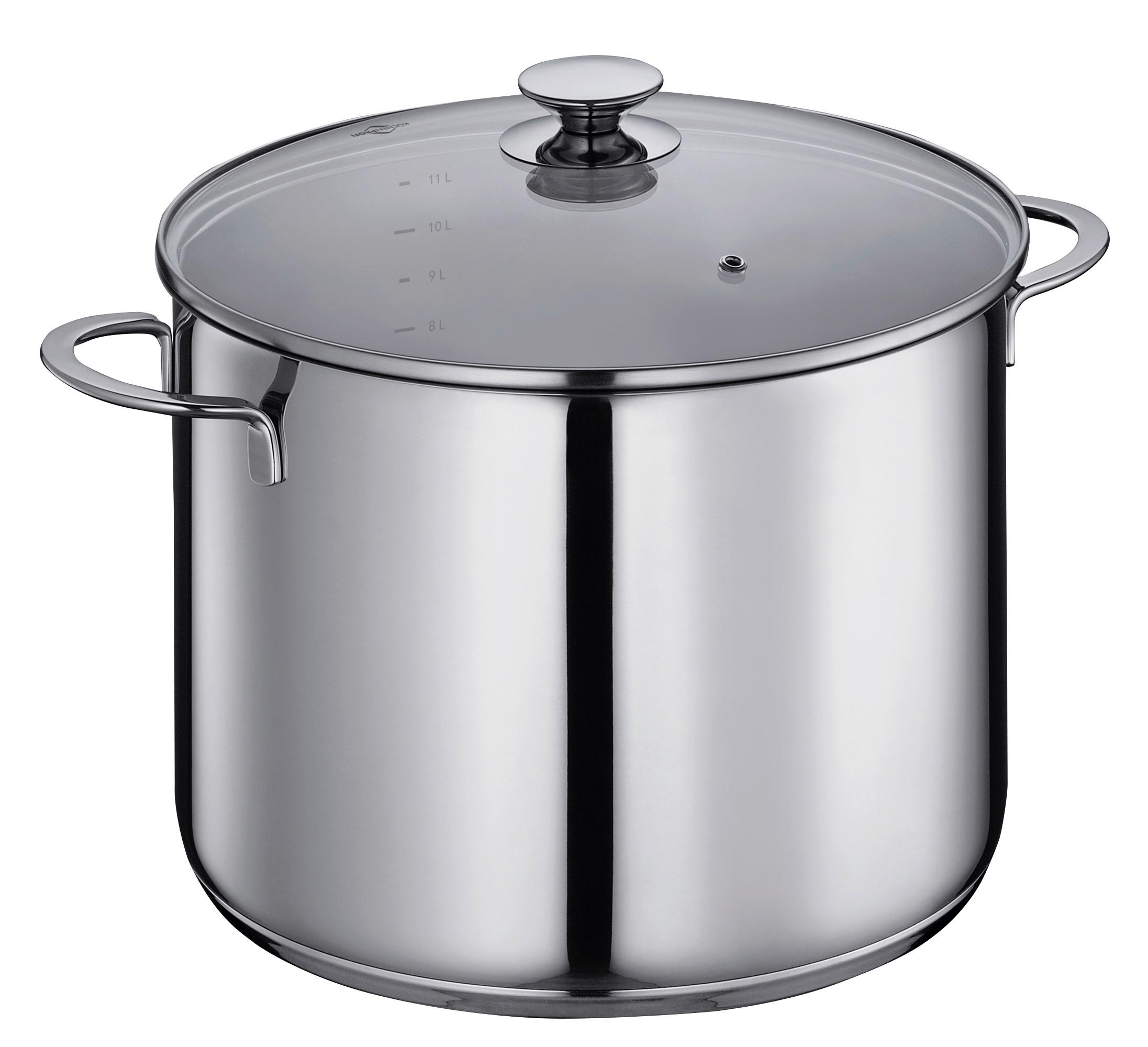 GARNEK DO ZUPY 2370802828 - kolor stalowy/przezroczysty, Basics, metal/szkło (28/20,5cm) - KÜCHENPROFI