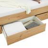 BED DIRK II -BASED- - Eikenhout Artisan, Konventionell, Houtcomposiet (90/200cm) - Based