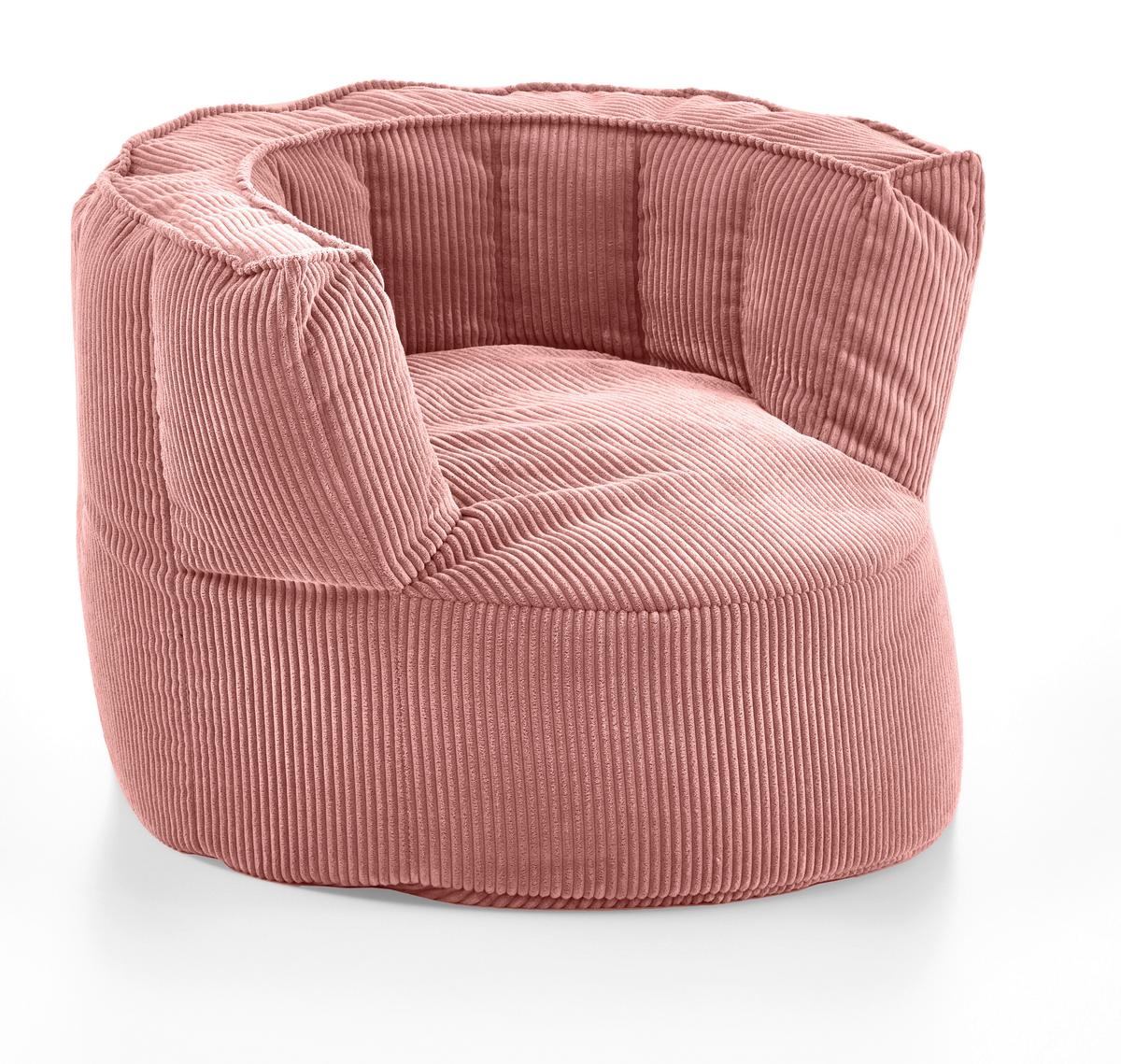 Sitzsack Snuggle Rosa - Rosa, Basics, Textil (95/65/95cm) - MID.YOU