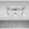 Deckenleuchte Ina 3-flammig - Chromfarben, MODERN, Metall (35/8/16,5cm) - Modern Living Deckenleuchte Ina 3-flammig - Chromfarben, MODERN, Metall (35/8/16,5cm) - Modern Living