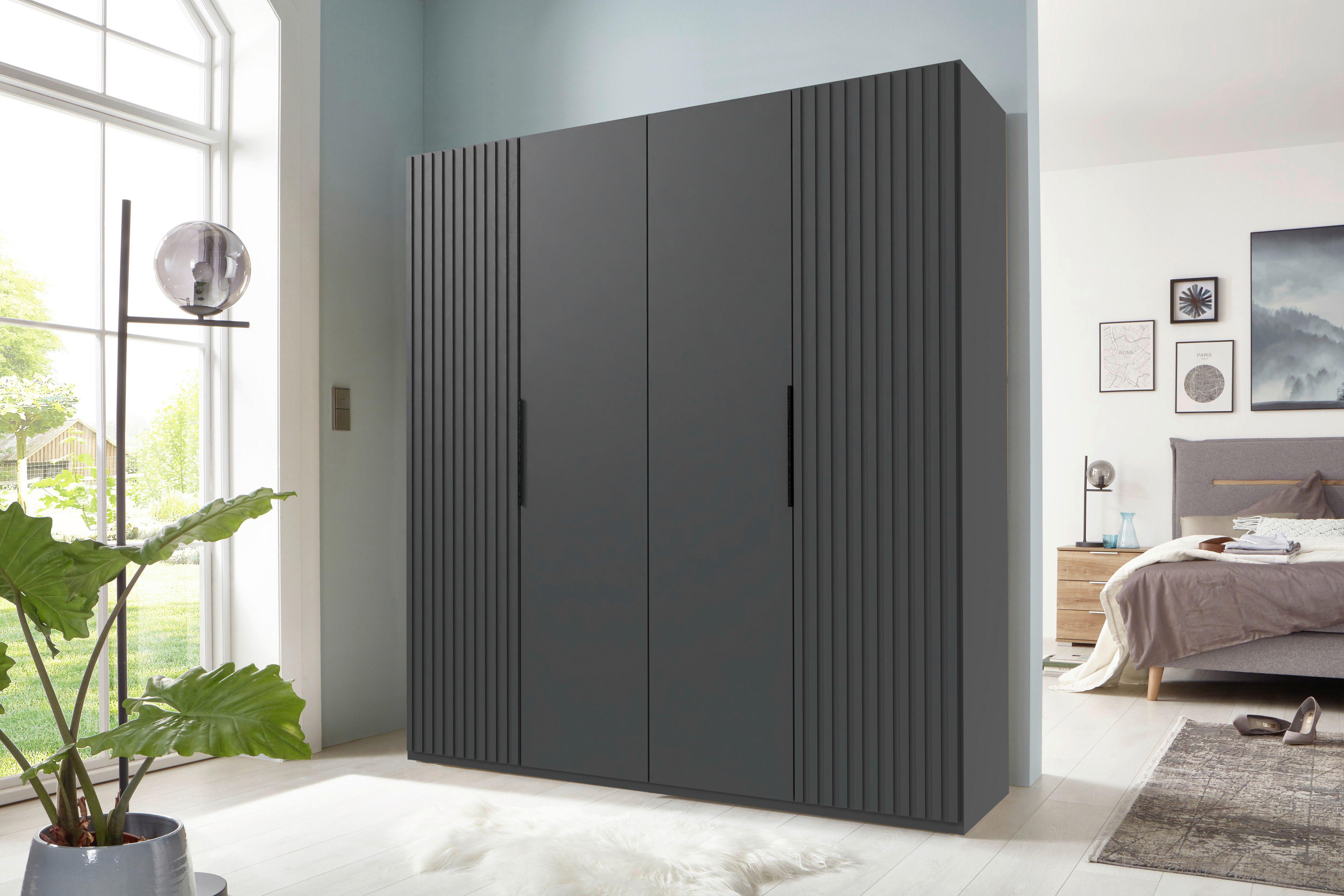 DULAP USI ROTATIVE ANDORRA - grafit, Modern, material pe bază de lemn (200/216/58cm) - Modern Living