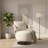 RELAXFÅTÖLJ NORA - beige/svart, Modern, metall/trä (80/80/80cm) - Bessagi Home
