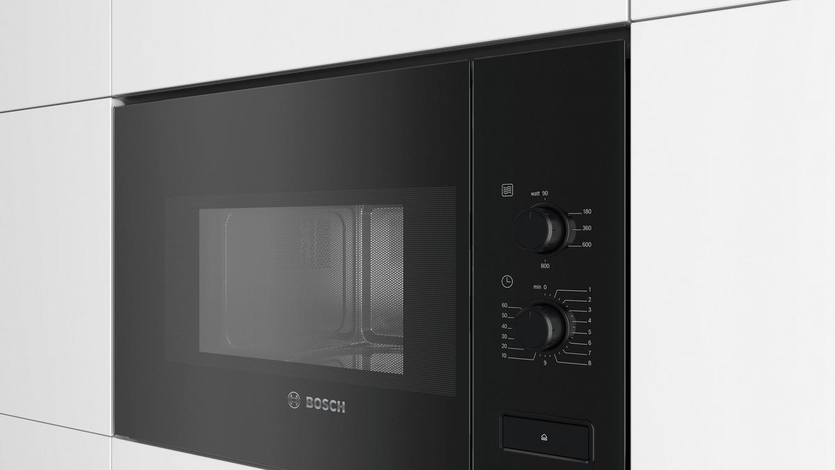 Einbaumikrowelle BFL520MB0 in Schwarz - Schwarz (59,4/38,2/31,7cm) - Bosch