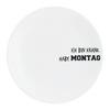 ASSIETT GRAFFITI - vit/svart, Modern, keramik (21cm) - Mömax