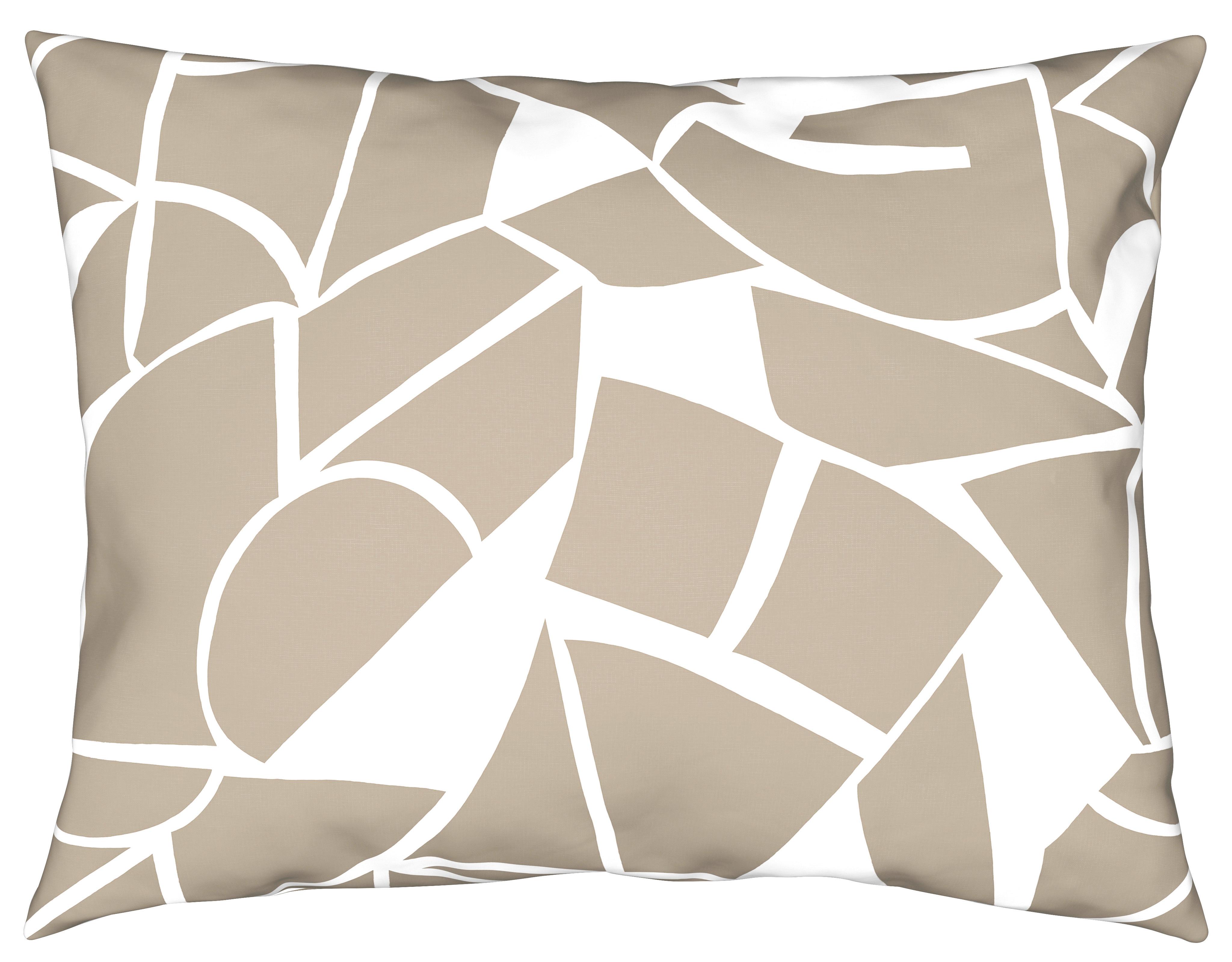 Posteljina Axel 140x200/60x80 Cm - bijela/bež, Moderno, tekstil (140/200cm) - Mömax