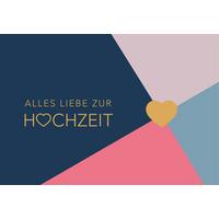 Glückwunschkarte Kupfergold aus Papier - Multicolor, Basics, Papier (24/17,5cm)