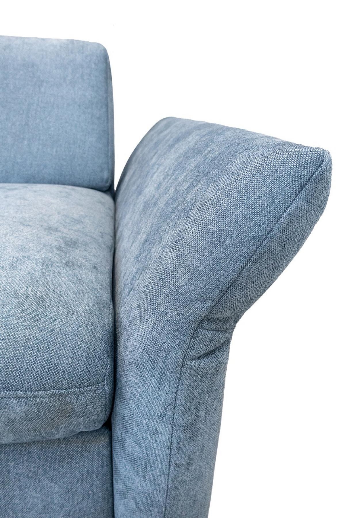 Kanapé Ágyfunkcióval Moving - világoskék, Konventionell, textil (188/92/96cm) - Premium Living
