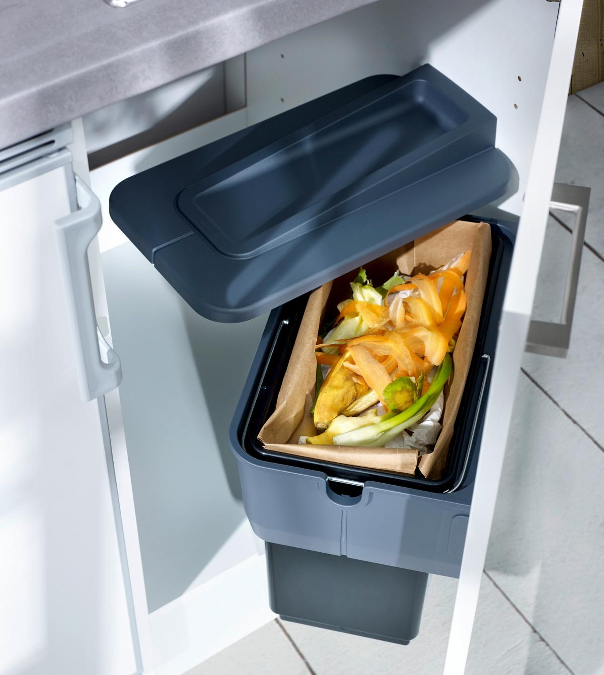 Küchenblock inkl. 2 E-Geräte Neo in Weiß - Weiß, MODERN, Holzwerkstoff (150cm) - FlexWell