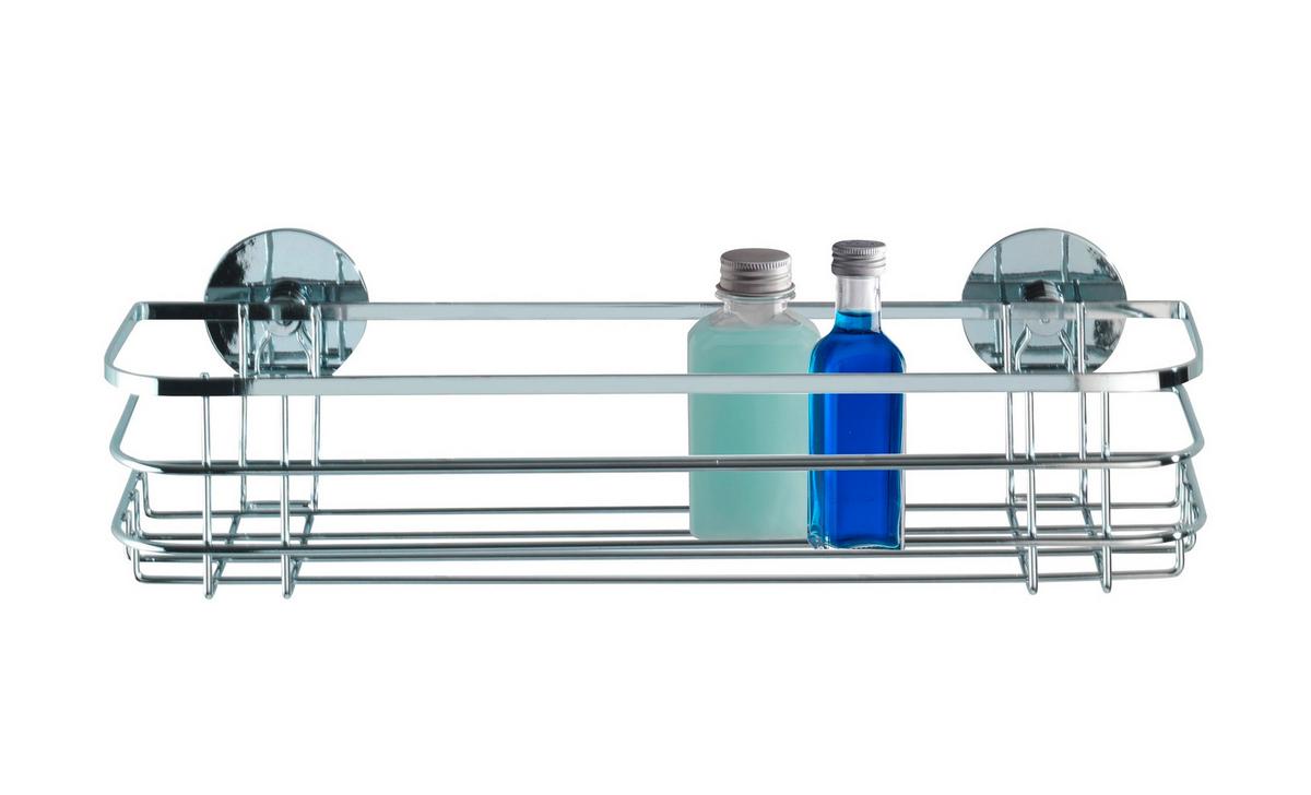 Duschregal in Chromfarben - Chromfarben, MODERN, Metall (38/10,5/11cm) - Mömax