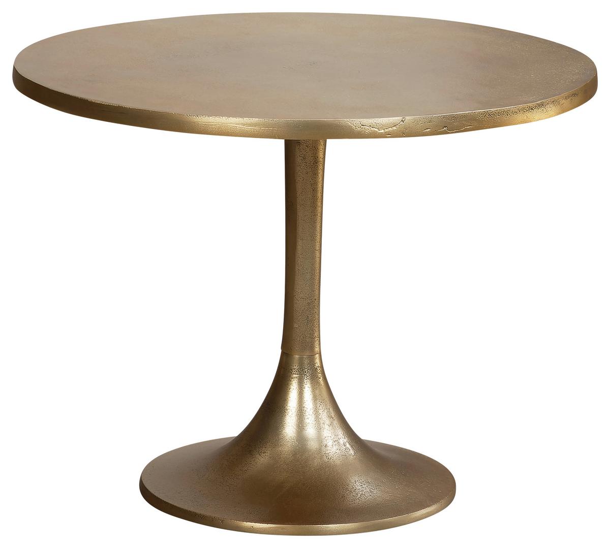 COUCHTISCH WL7.132 - Goldfarben, Design, Metall (60/60/46,5cm) - MID.YOU