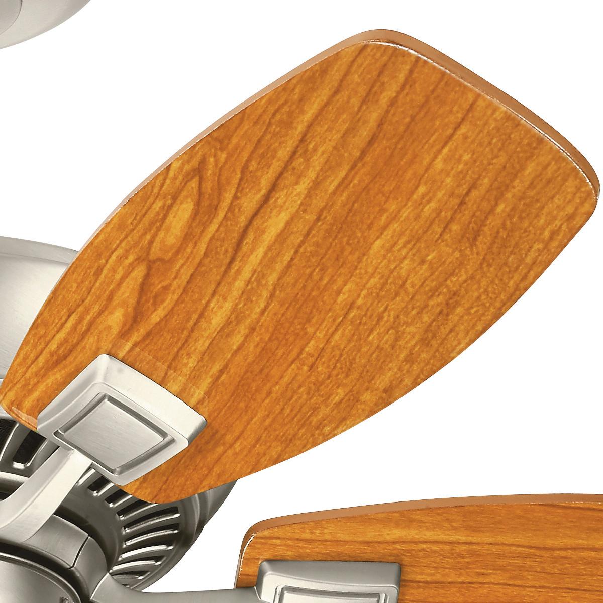 Stropni Ventilator Canfield - boje drva trešnje/boje oraha, Basics, drvo/metal (76/38cm)