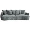 Mega Sofa Berg - boje mente/crna, Trend, tekstil/plastika (292/71-99/127cm) - Modern Living