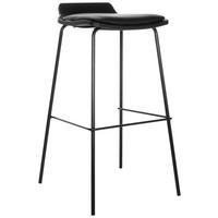 Barski Stol Lonso 10, Črna - črna, Basics, kovina/tekstil (47/82/49cm) - MID.YOU