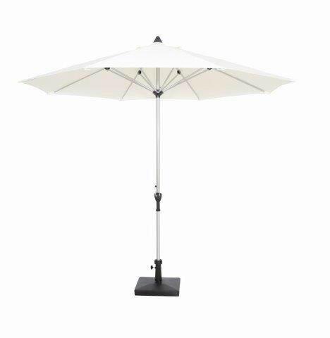 Senčnik Acapole, Naravne Barve, 270 Cm - platinaste barve/naravne barve, Basics, kovina/tekstil (270cm) - Gardenson