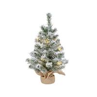 CHOINKA IMPERIAL MINIBAUM - zielony/biały, Basics, tworzywo sztuczne/metal (30/45cm) - X-Mas