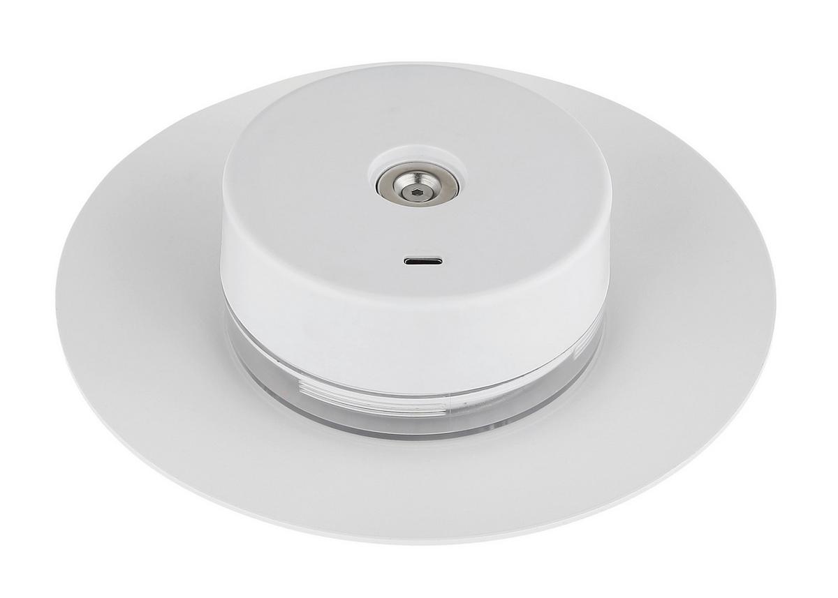 LED-Tischleuchte Kyler Weiß max. 3 Watt - Weiss, Design, Kunststoff/Metall (18/30cm) - Globo