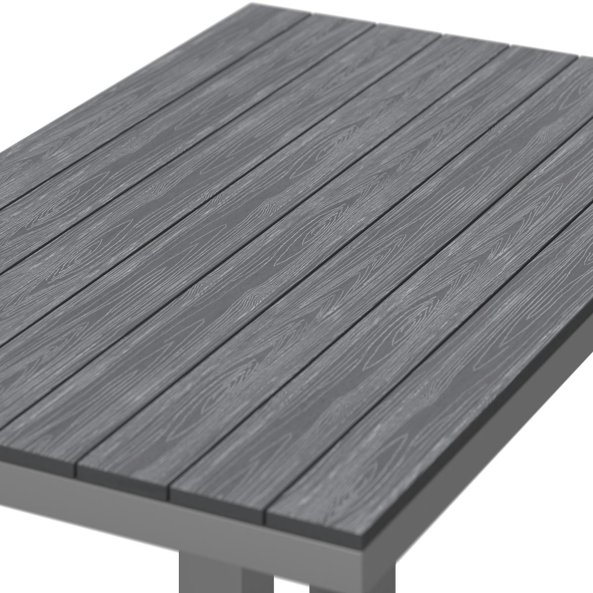 DiningLoungeset Pergolina Weiß Metall/Outdoorstoff +Abdeckung - Schwarz/Weiß, MODERN, Kunststoff/Textil (194/245cm) - Bessagi Garden