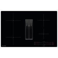 Kochfeld-Dunstabzug-Kombi DKEX8050IB - Schwarz, Basics, Glas/Metall (80/23/51cm) - Dieter Knoll