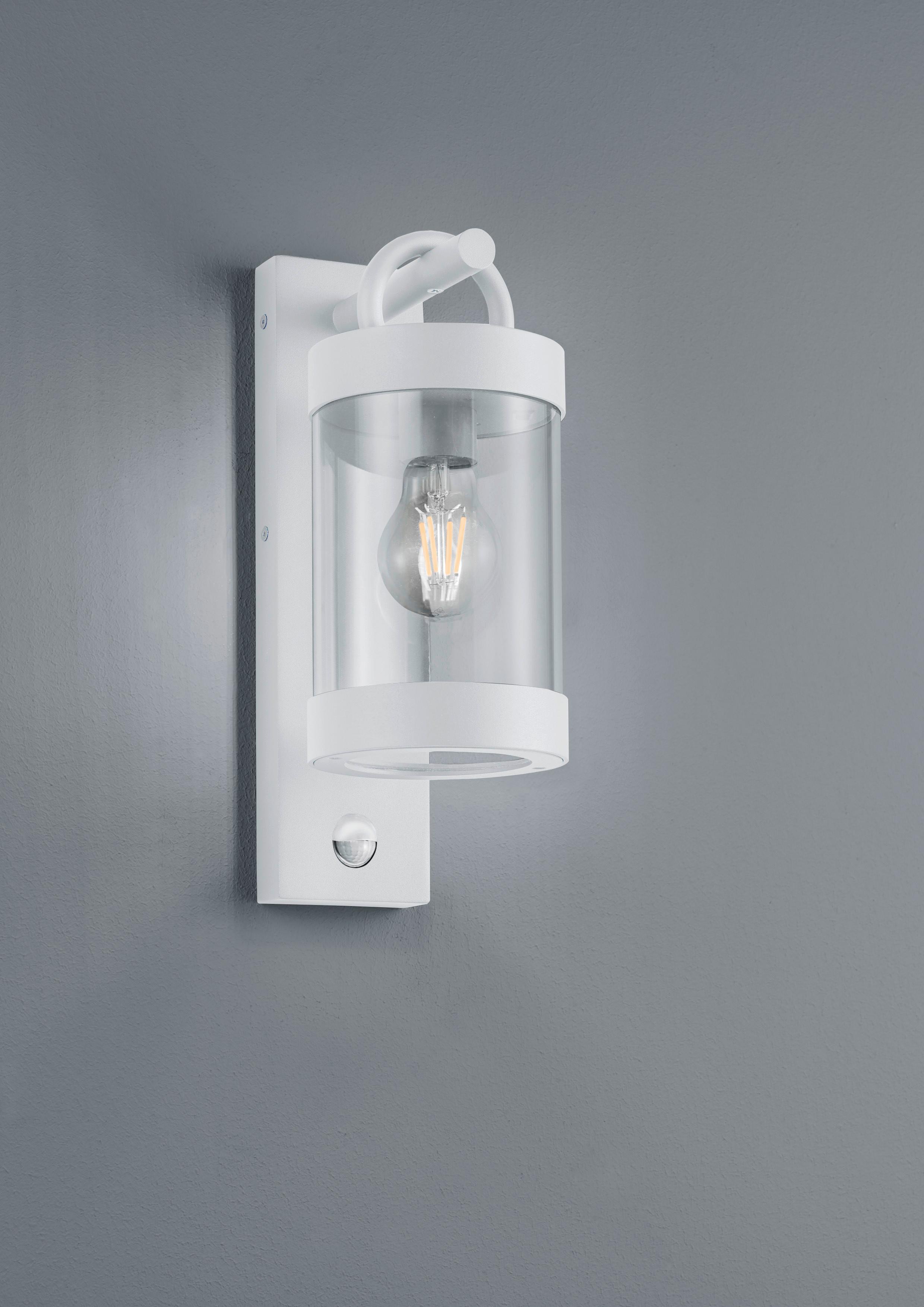 Außenwandleuchte Sambesi in Weiß max. 28 Watt - Weiß, Basics, Metall (12,5/33/18,6cm) - Trio Leuchten