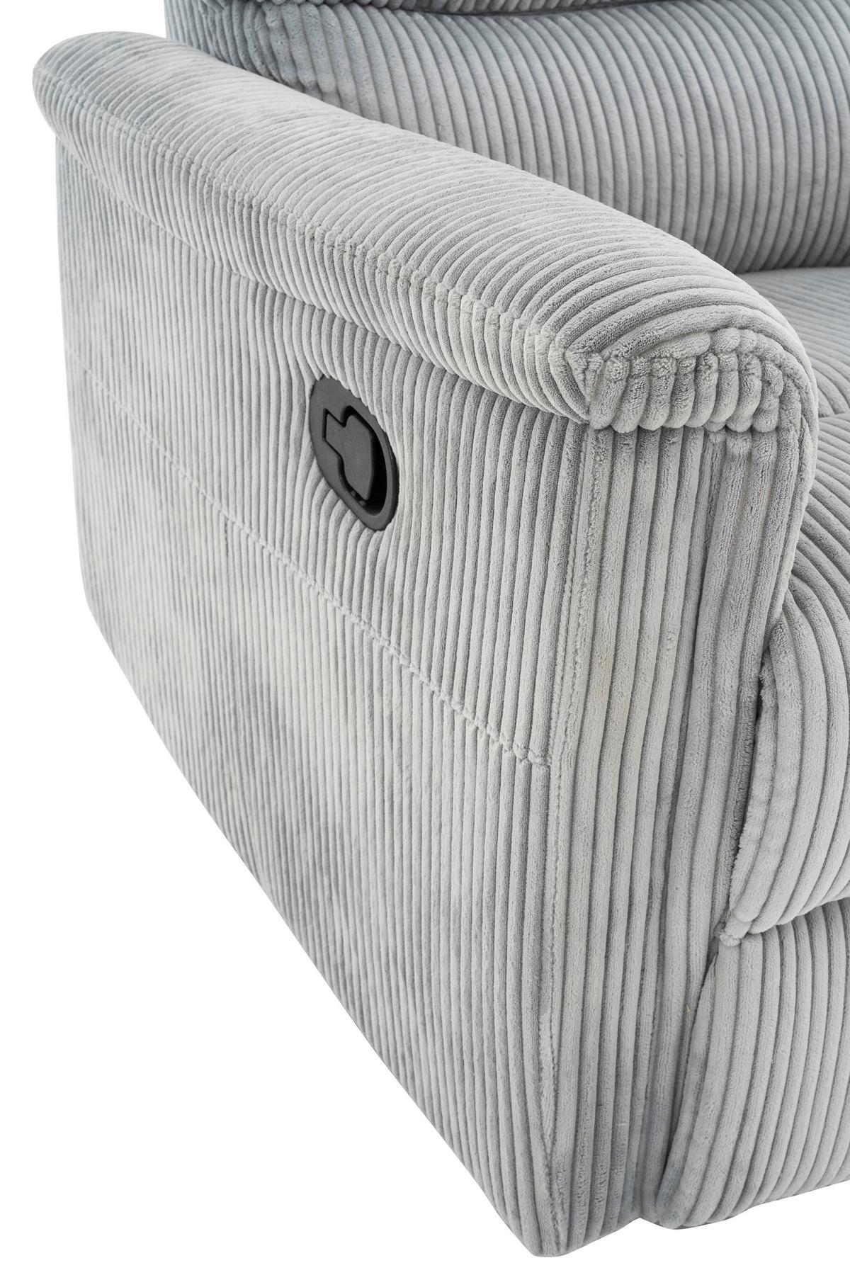 Dvosed Xeno, Svetlo Siva - črna/svetlo siva, Design, kovina/umetna masa (131/108/89cm) - Livetastic