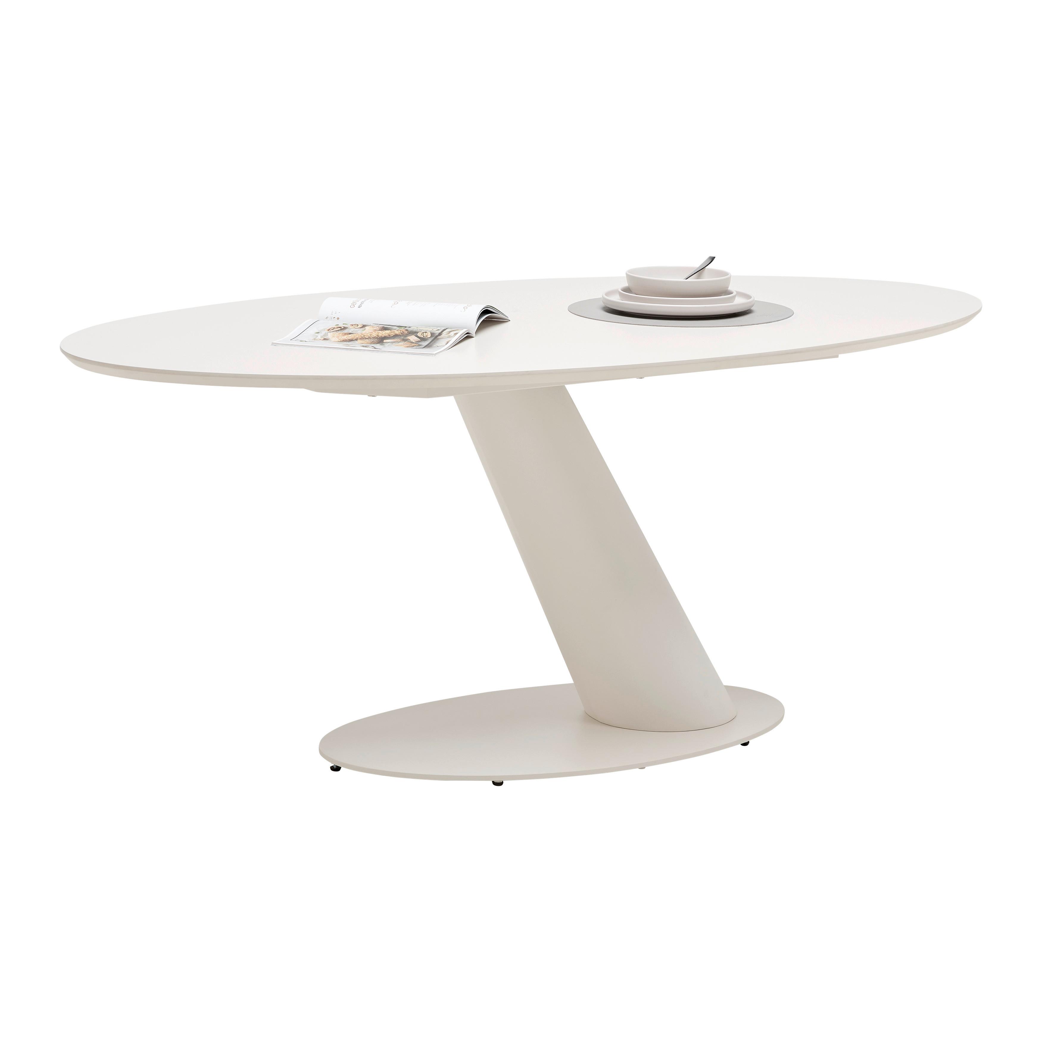 Esstisch Steven Beige matt - Beige, Design, Holzwerkstoff/Metall (180/95/76cm) - Mömax