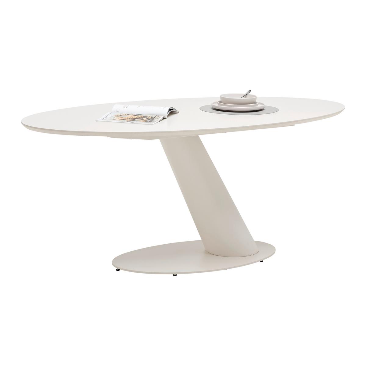 Esstisch Steven Beige matt - Beige, Design, Holzwerkstoff/Metall (180/95/76cm) - Mömax