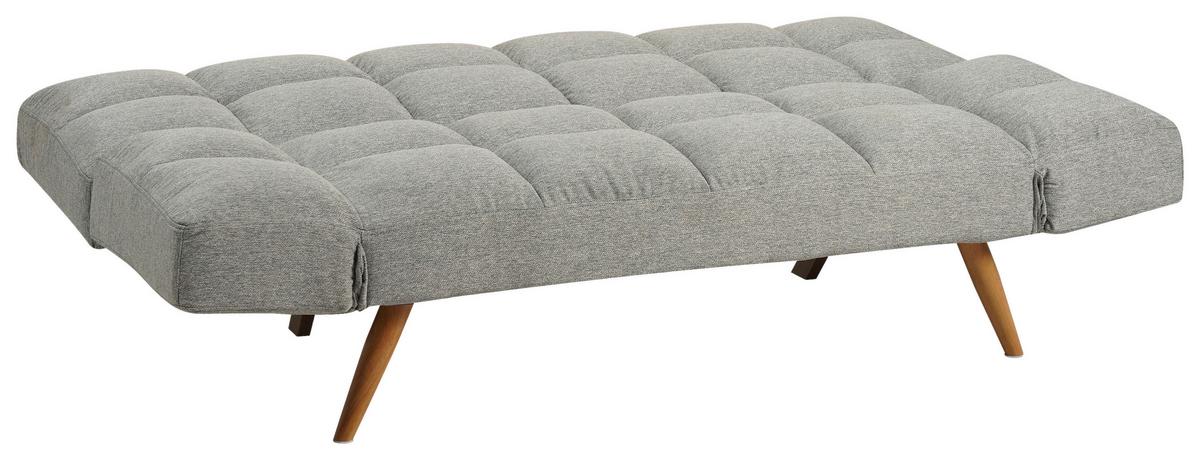 SOFA Z FUNKCJĄ SPANIA ASHTON - kolor naturalny/jasnoszary, Design, metal/tkanina (182/87/82cm) - Livetastic