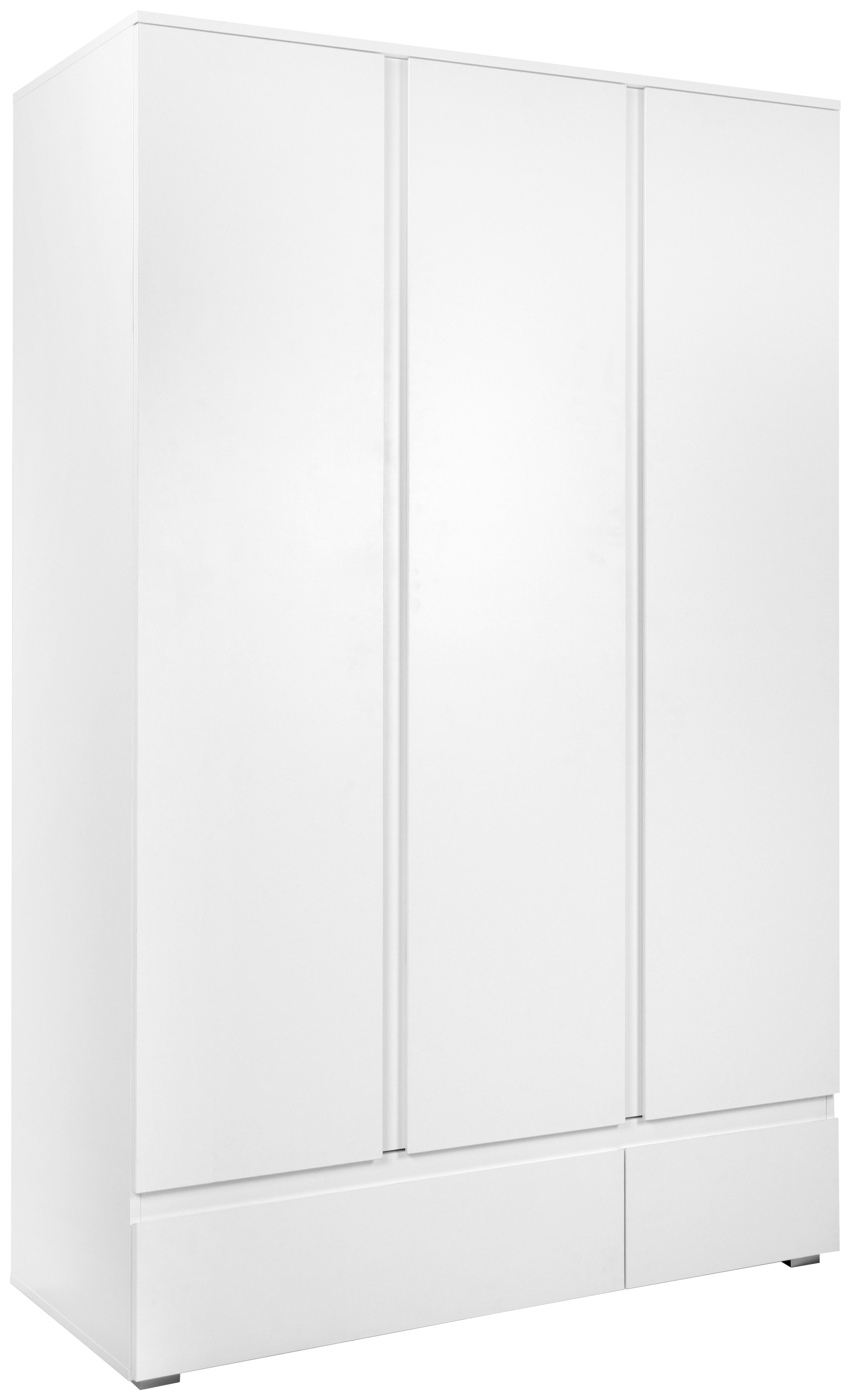 Omara Za Oblačila Image, Bela, 120 Cm - bela, Basics, leseni material (120/191/55cm) - MID.YOU