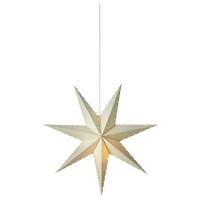Dekostern Lively Pendant Star Grau max. 6 Watt - Grau, Basics, Papier (16/45/45cm) - Markslöjd